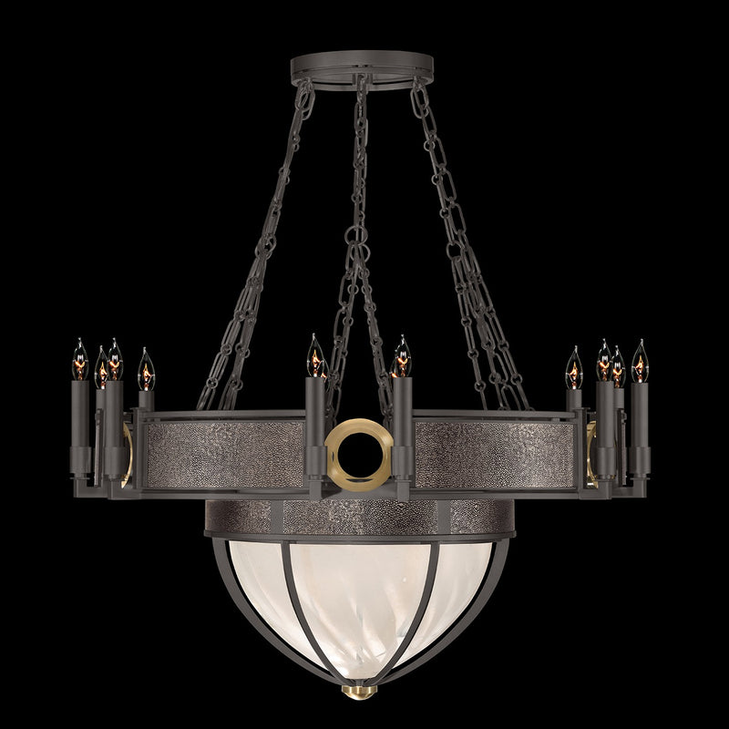 Fine Art 100037-711 15 Light Chandelier, Black