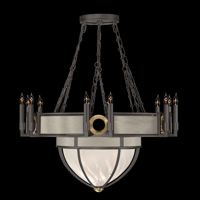 Fine Art 100037-712 15 Light Chandelier, Black