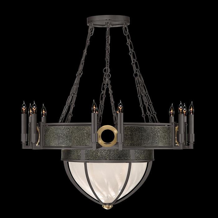 Fine Art 100037-713 15 Light Chandelier, Black
