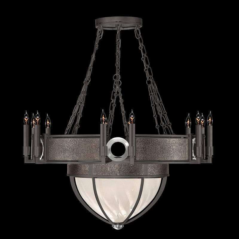 Fine Art 100037-721 15 Light Chandelier, Black