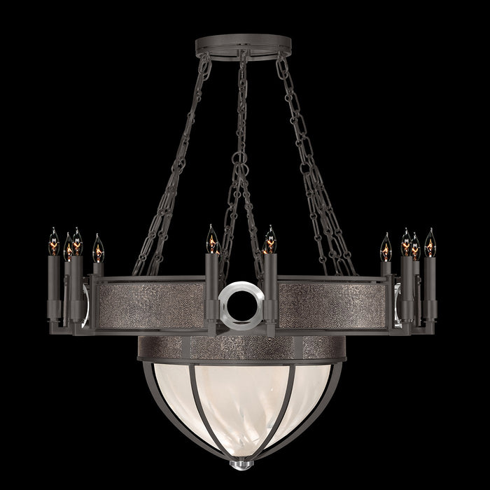Fine Art 100037-721 15 Light Chandelier, Black