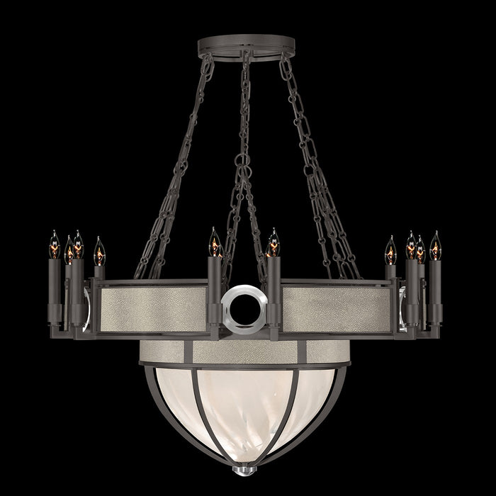 Fine Art 100037-722 15 Light Chandelier, Black