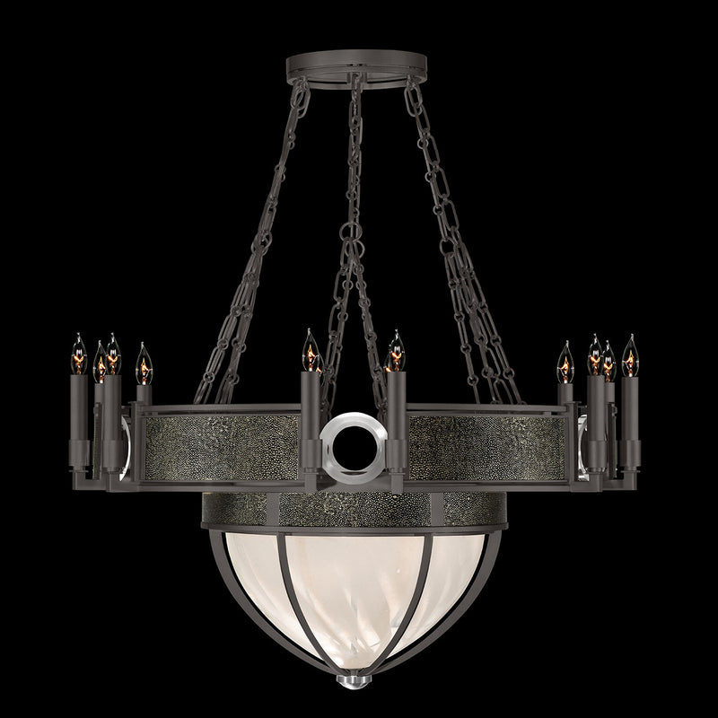 Fine Art 100037-723 15 Light Chandelier, Black