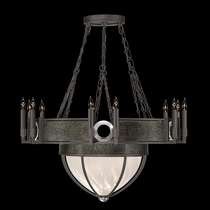 Fine Art 100037-723 15 Light Chandelier, Black