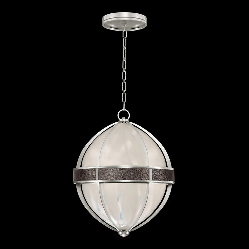 Fine Art 100038-421 Three Light Pendant, Silver