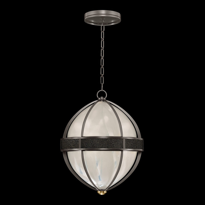 Fine Art 100038-713 Three Light Pendant, Black