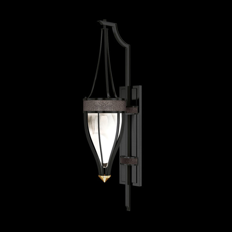Fine Art 100039-111 One Light Wall Sconce, Black