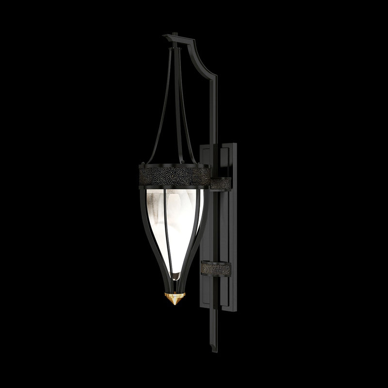 Fine Art 100039-113 One Light Wall Sconce, Black