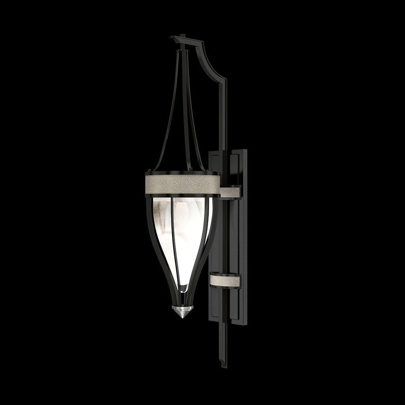 Fine Art 100039-122 One Light Wall Sconce, Black