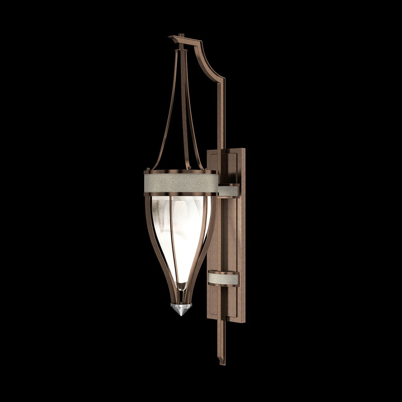 Fine Art 100039-222 One Light Wall Sconce, Bronze