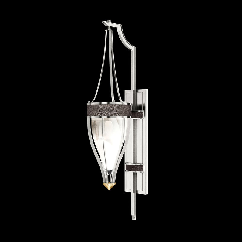 Fine Art 100039-411 One Light Wall Sconce, Silver