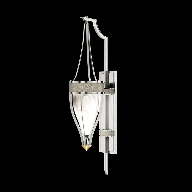 Fine Art 100039-412 One Light Wall Sconce, Silver