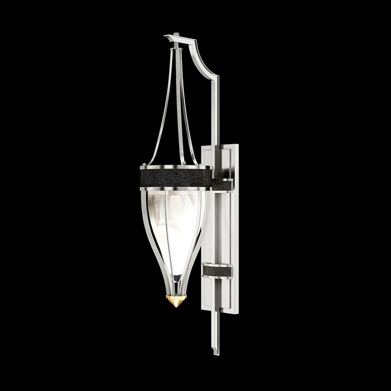 Fine Art 100039-413 One Light Wall Sconce, Silver
