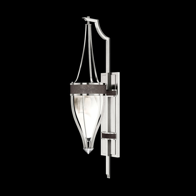 Fine Art 100039-421 One Light Wall Sconce, Silver