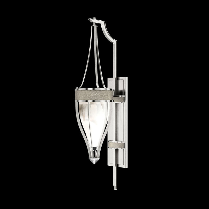 Fine Art 100039-422 One Light Wall Sconce, Silver