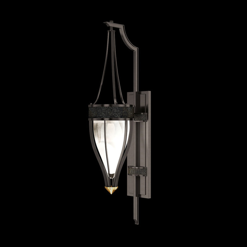Fine Art 100039-713 One Light Wall Sconce, Black
