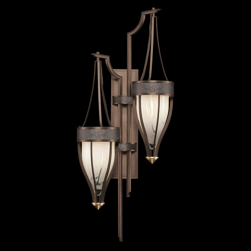 Fine Art 100041-211 Two Light Wall Sconce, Bronze
