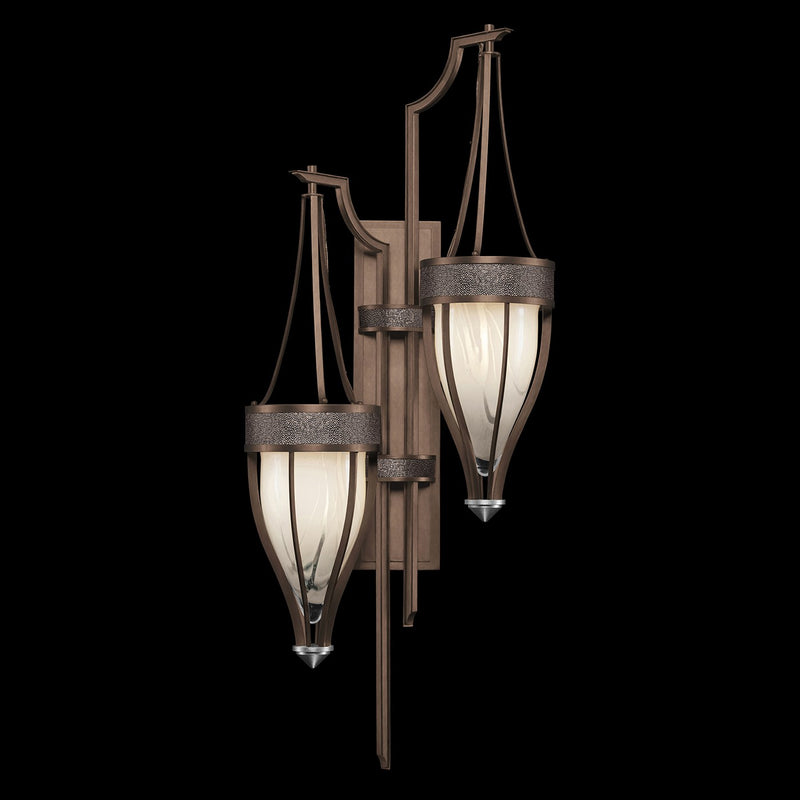 Fine Art 100041-221 Two Light Wall Sconce, Bronze