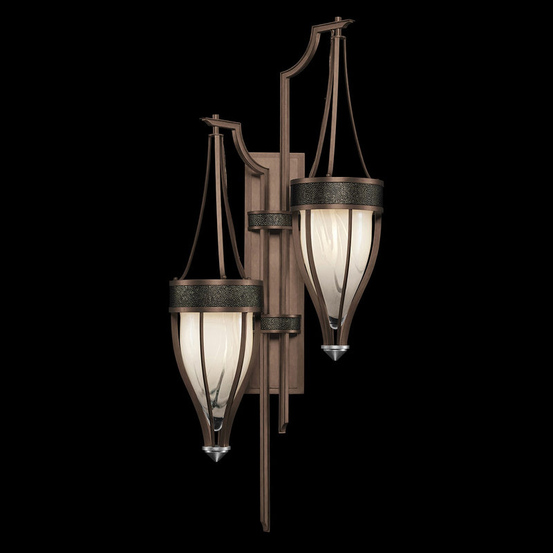 Fine Art 100041-223 Two Light Wall Sconce, Bronze
