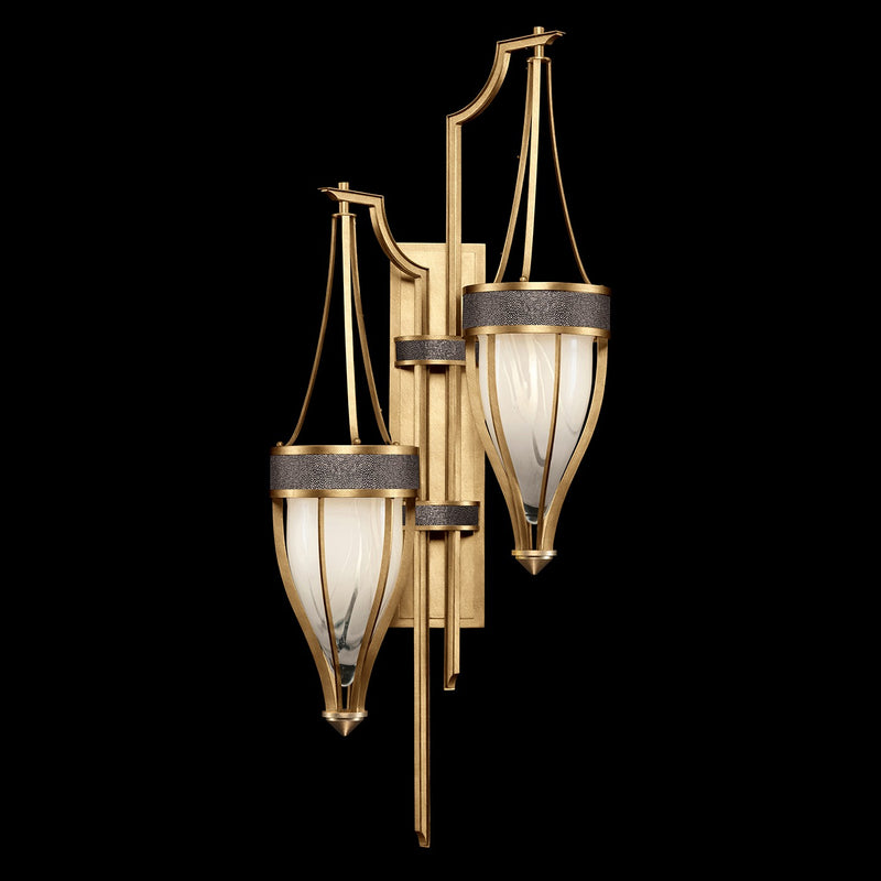 Fine Art 100041-311 Two Light Wall Sconce, Gold