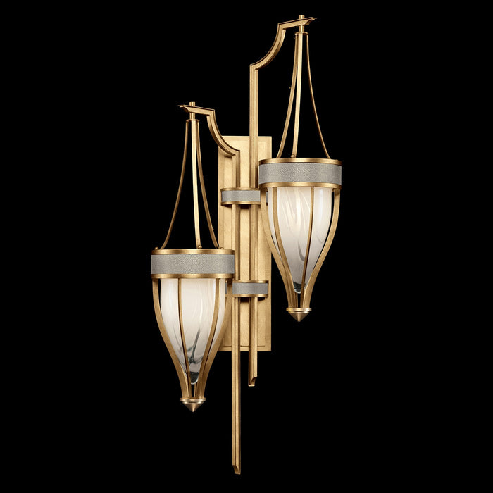 Fine Art 100041-312 Two Light Wall Sconce, Gold