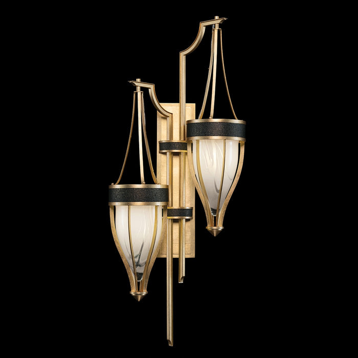 Fine Art 100041-313 Two Light Wall Sconce, Gold