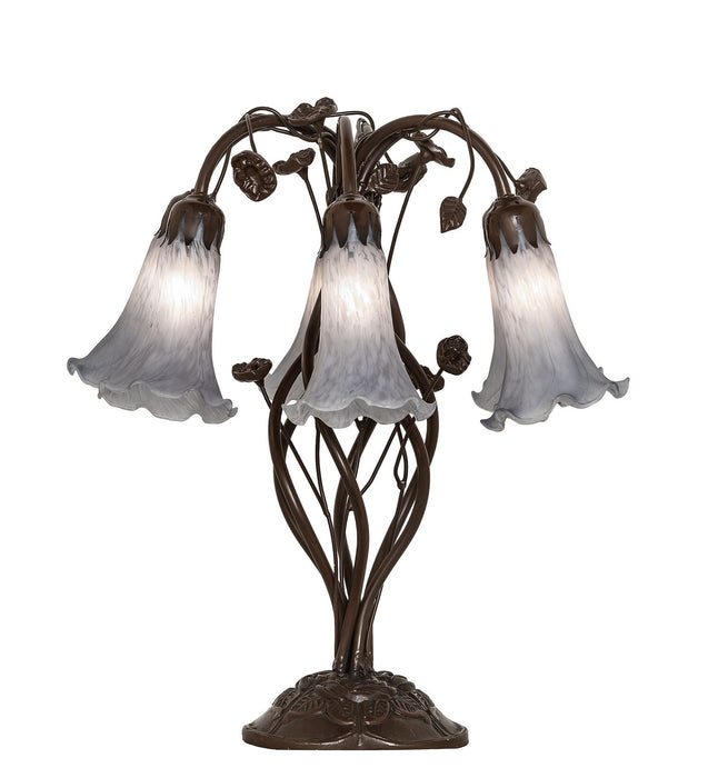 Meyda Tiffany 255813 Six Light Table Lamp, Mahogany Bronze
