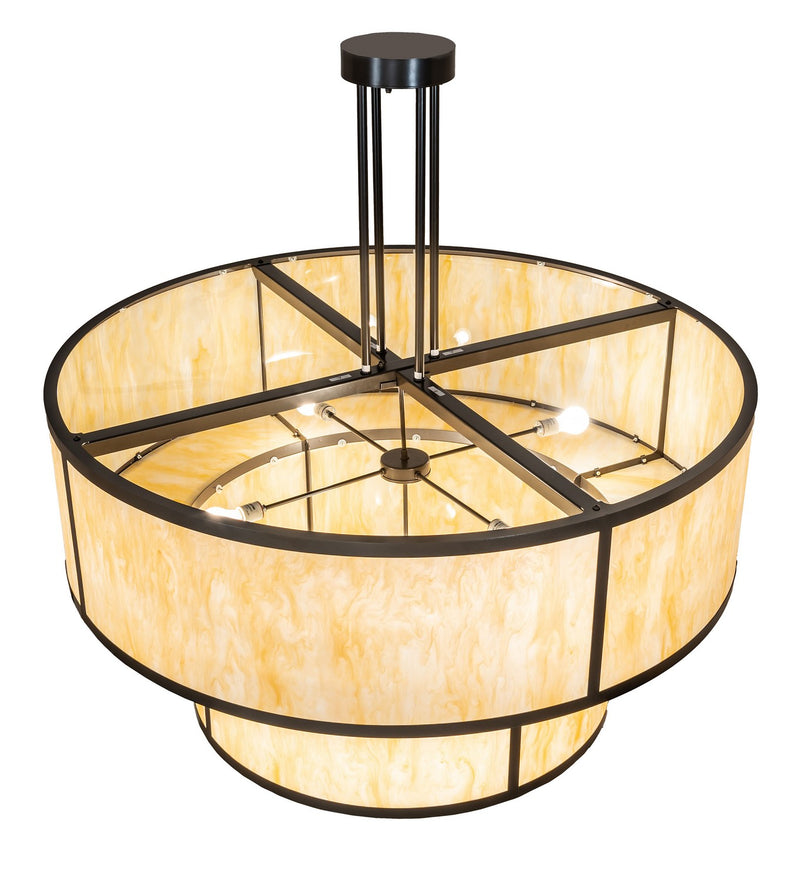 Meyda Tiffany 258745 Eight Light Pendant, Timeless Bronze