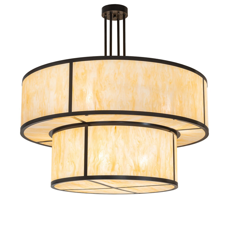 Meyda Tiffany 258745 Eight Light Pendant, Timeless Bronze