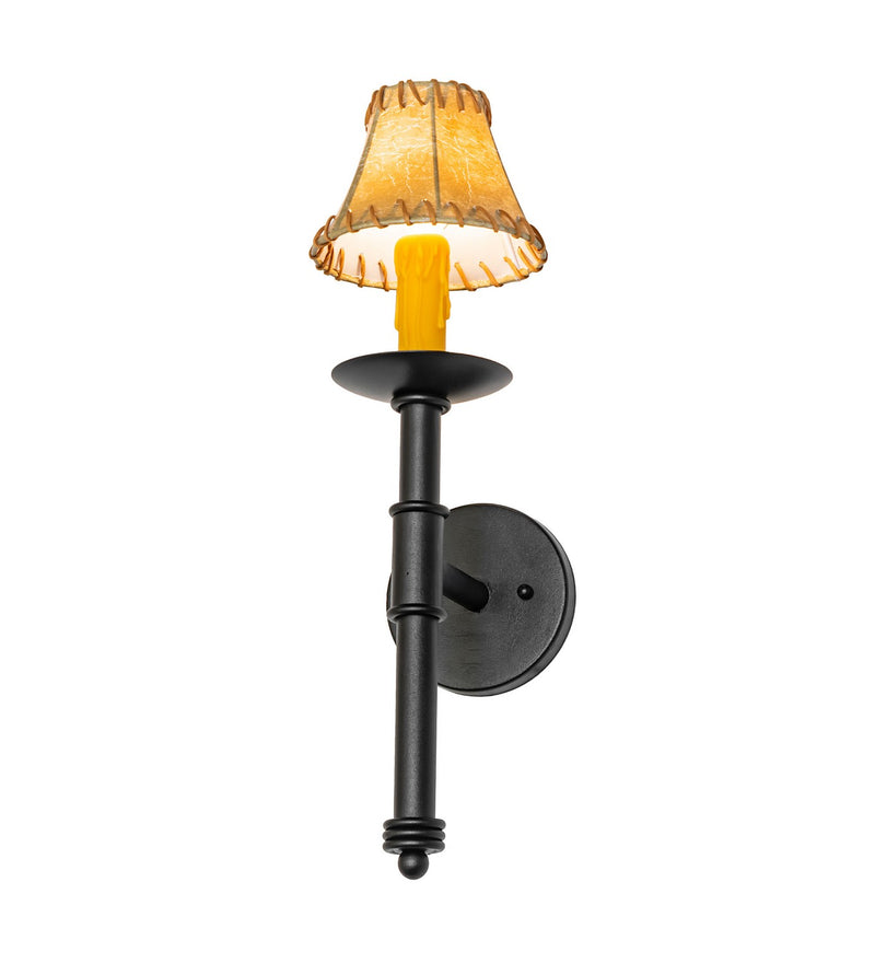 Meyda Tiffany 270069 One Light Wall Sconce, Textured Black