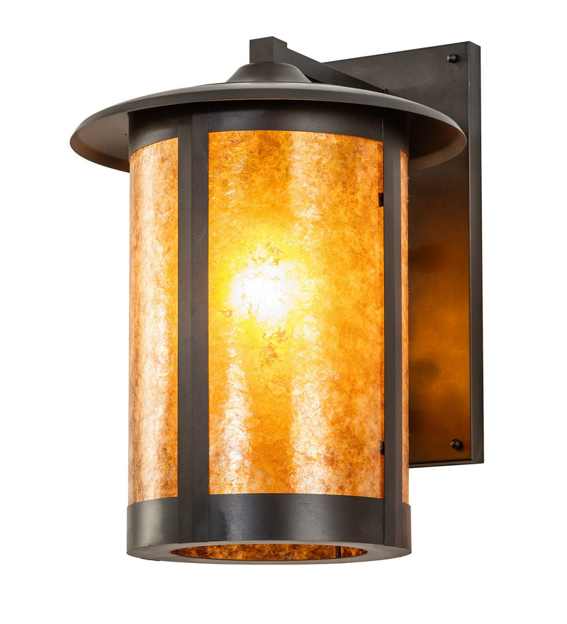 Meyda Tiffany 270071 One Light Wall Sconce, Craftsman Brown