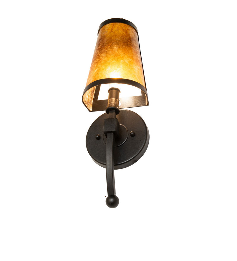 Meyda Tiffany 270093 One Light Wall Sconce, Textured Black