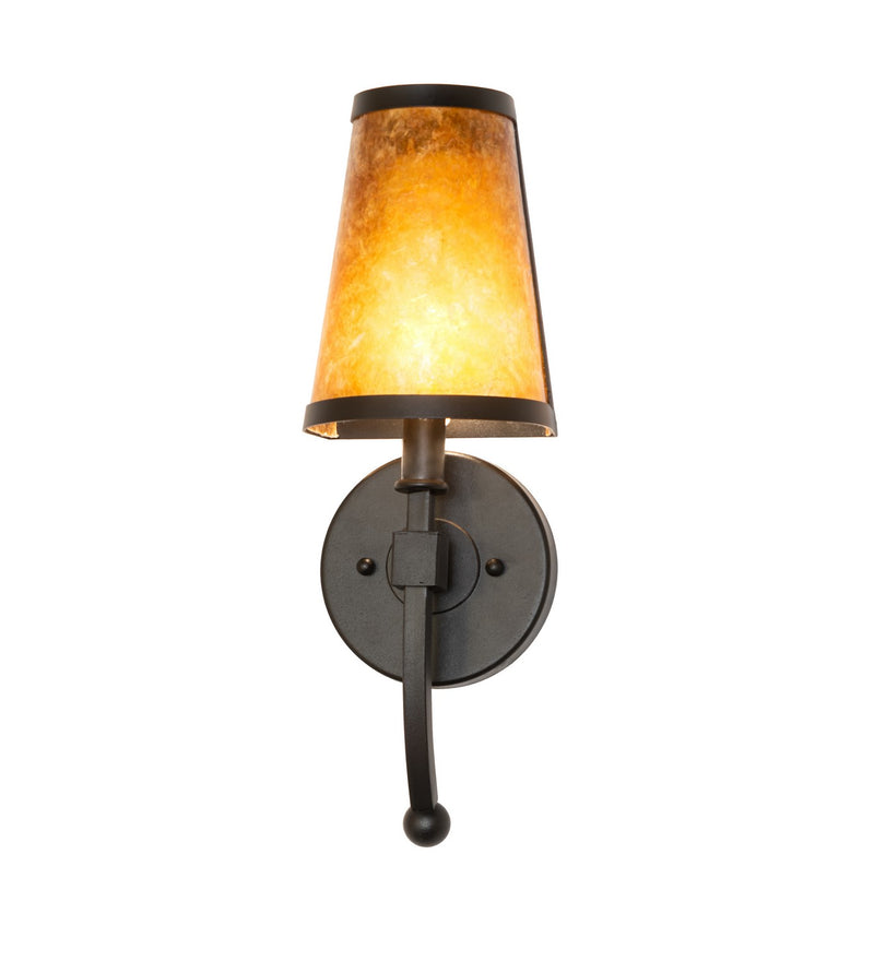 Meyda Tiffany 270093 One Light Wall Sconce, Textured Black