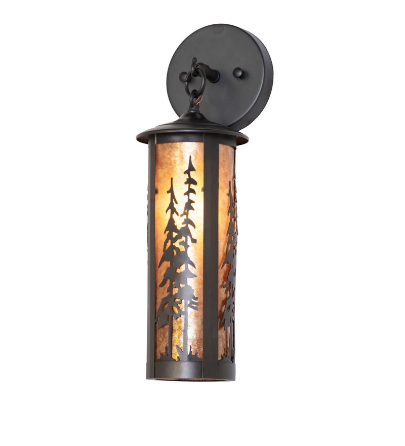 Meyda Tiffany 270095 One Light Wall Sconce, Craftsman Brown