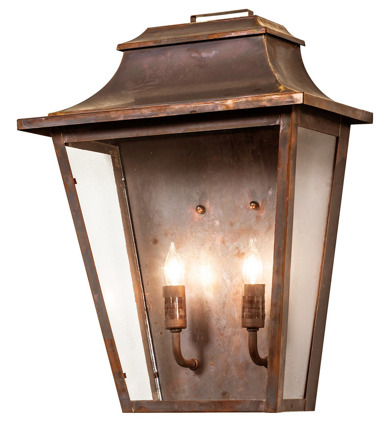 Meyda Tiffany 273147 Two Light Wall Sconce, Vintage Copper