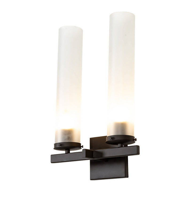 Meyda Tiffany 274342 Two Light Wall Sconce, Oil Rubbed Bronze