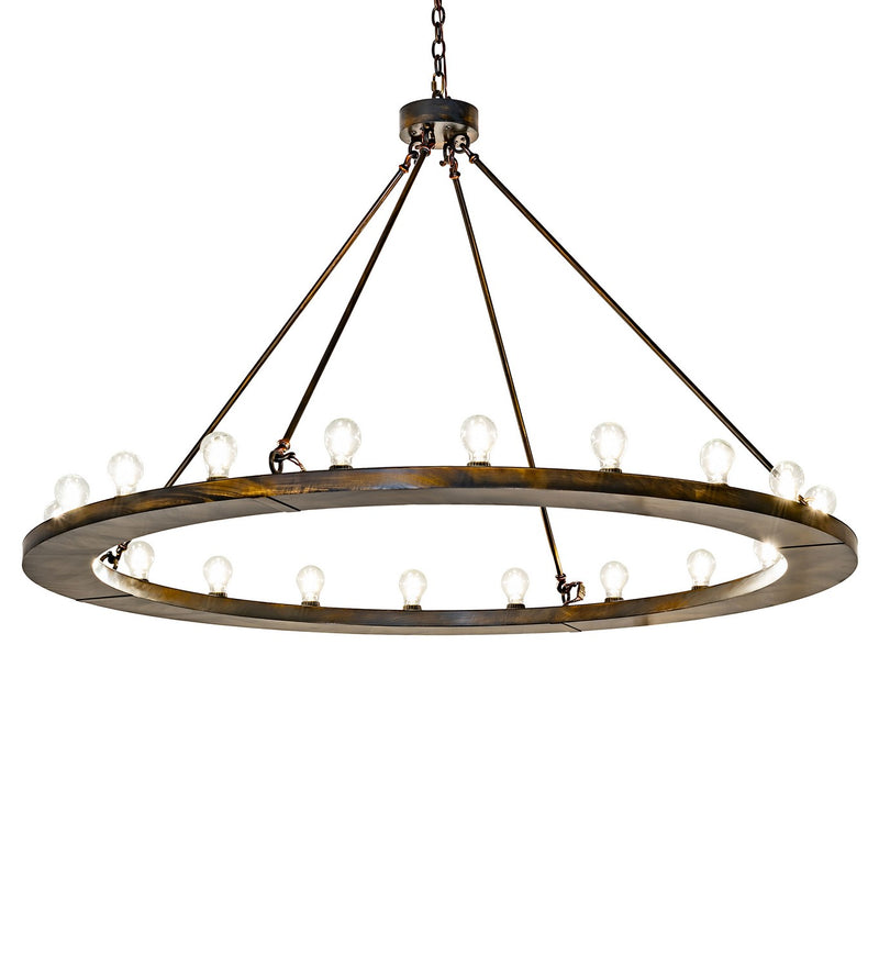 Meyda Tiffany 274857 20 Light Chandelier, Antique Black