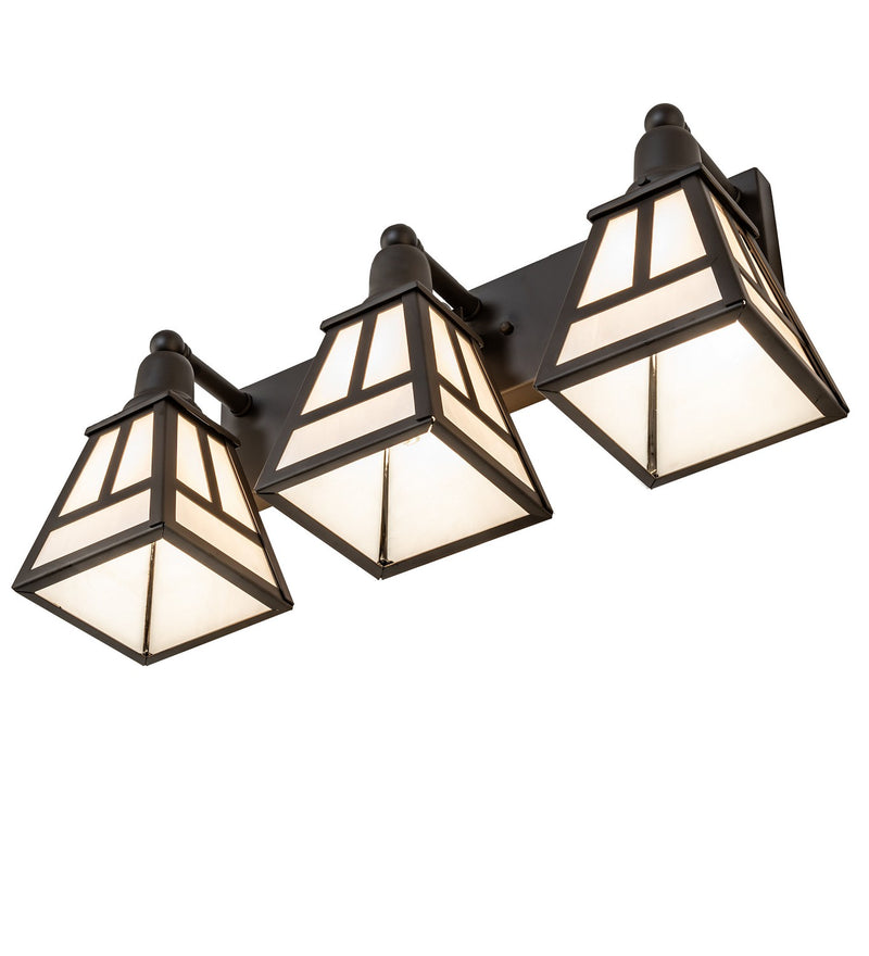 Meyda Tiffany 274867 Three Light Vanity, Oil Rubbed Bronze