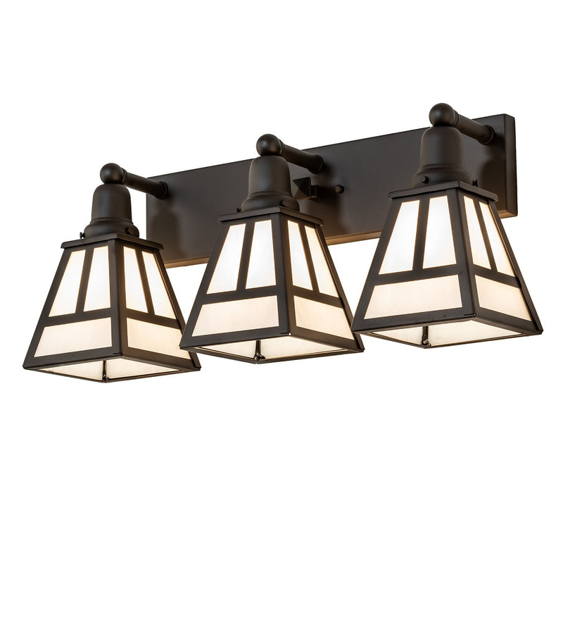 Meyda Tiffany 274867 Three Light Vanity, Oil Rubbed Bronze