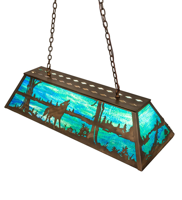 Meyda Tiffany 275628 Six Light Pendant, Antique Copper