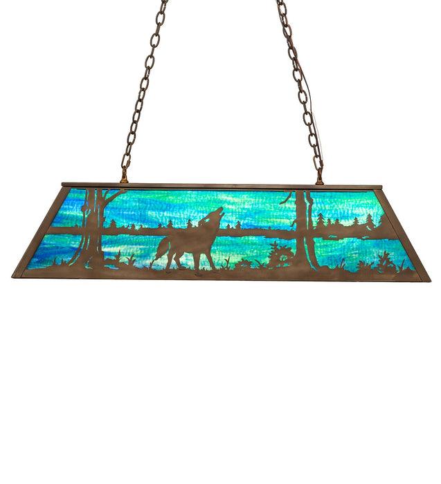Meyda Tiffany 275628 Six Light Pendant, Antique Copper