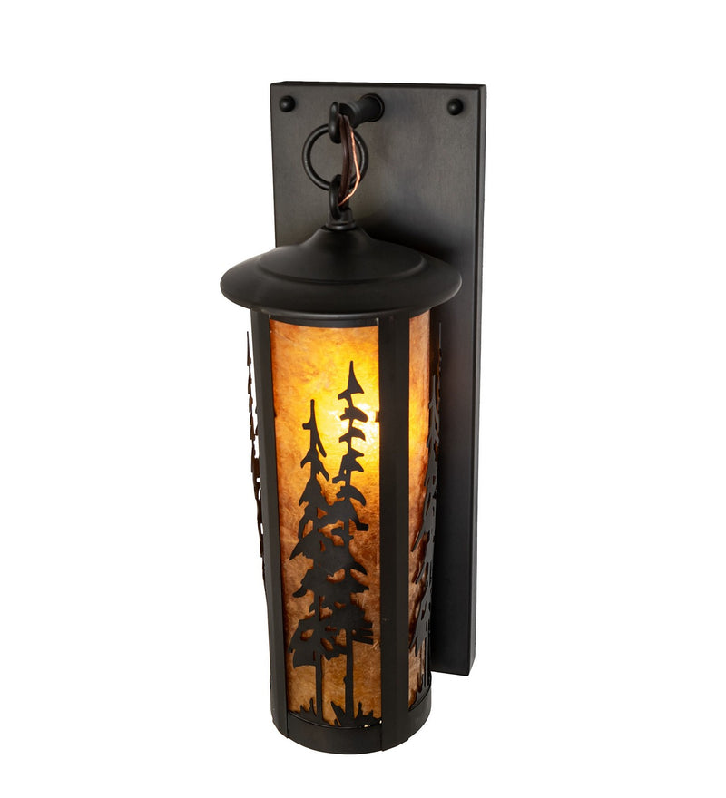 Meyda Tiffany 277835 LED Wall Sconce, Craftsman Brown