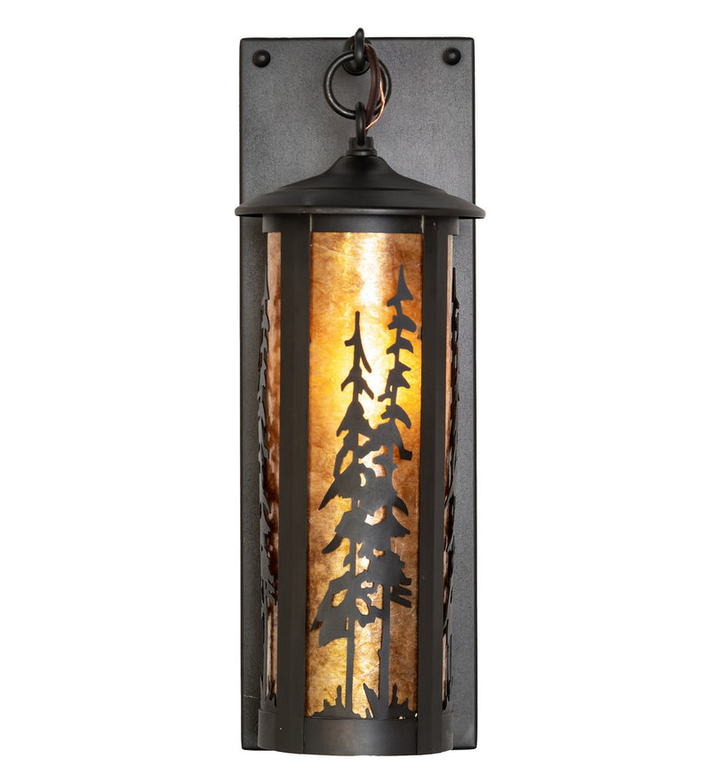 Meyda Tiffany 277835 LED Wall Sconce, Craftsman Brown