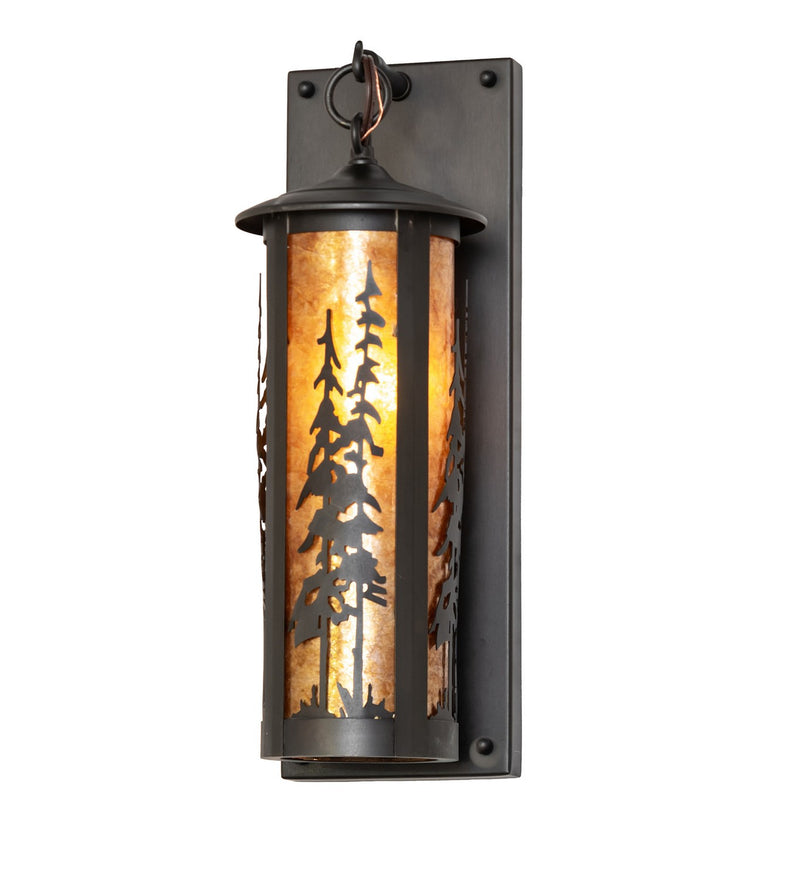 Meyda Tiffany 277835 LED Wall Sconce, Craftsman Brown