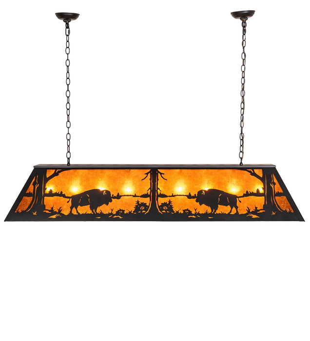 Meyda Tiffany 278162 Nine Light Pendant, Textured Black