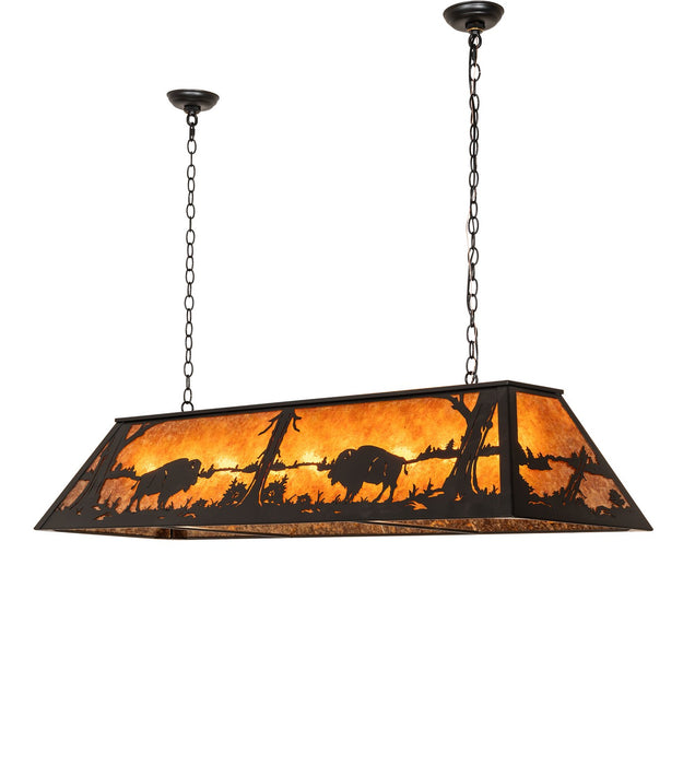 Meyda Tiffany 278162 Nine Light Pendant, Textured Black