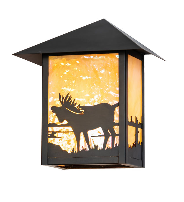 Meyda Tiffany 40988 One Light Wall Sconce, Craftsman Brown