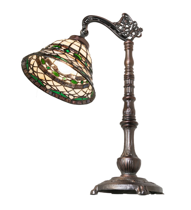 Meyda Tiffany 65077 One Light Table Lamp, Antique Copper