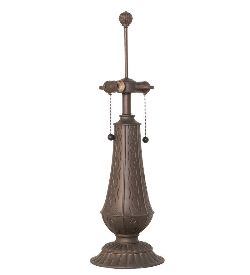 Meyda Tiffany 71201 Two Light Table Base, Phoenician Copper