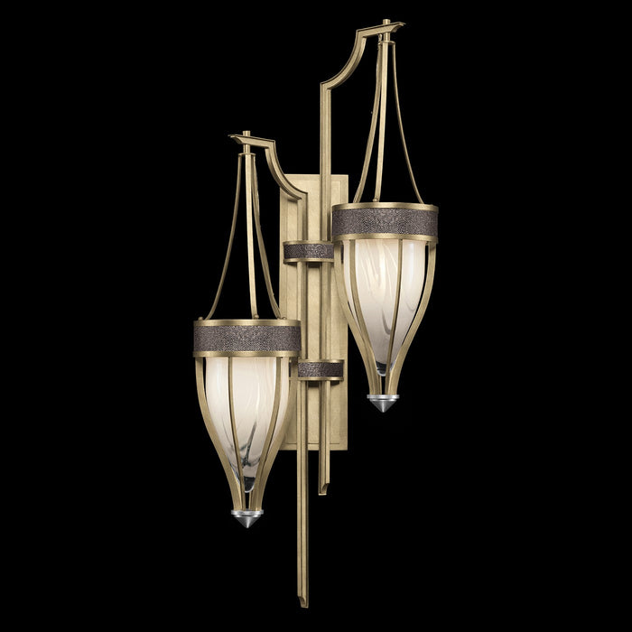 Fine Art 100041-521 Two Light Wall Sconce, Gold